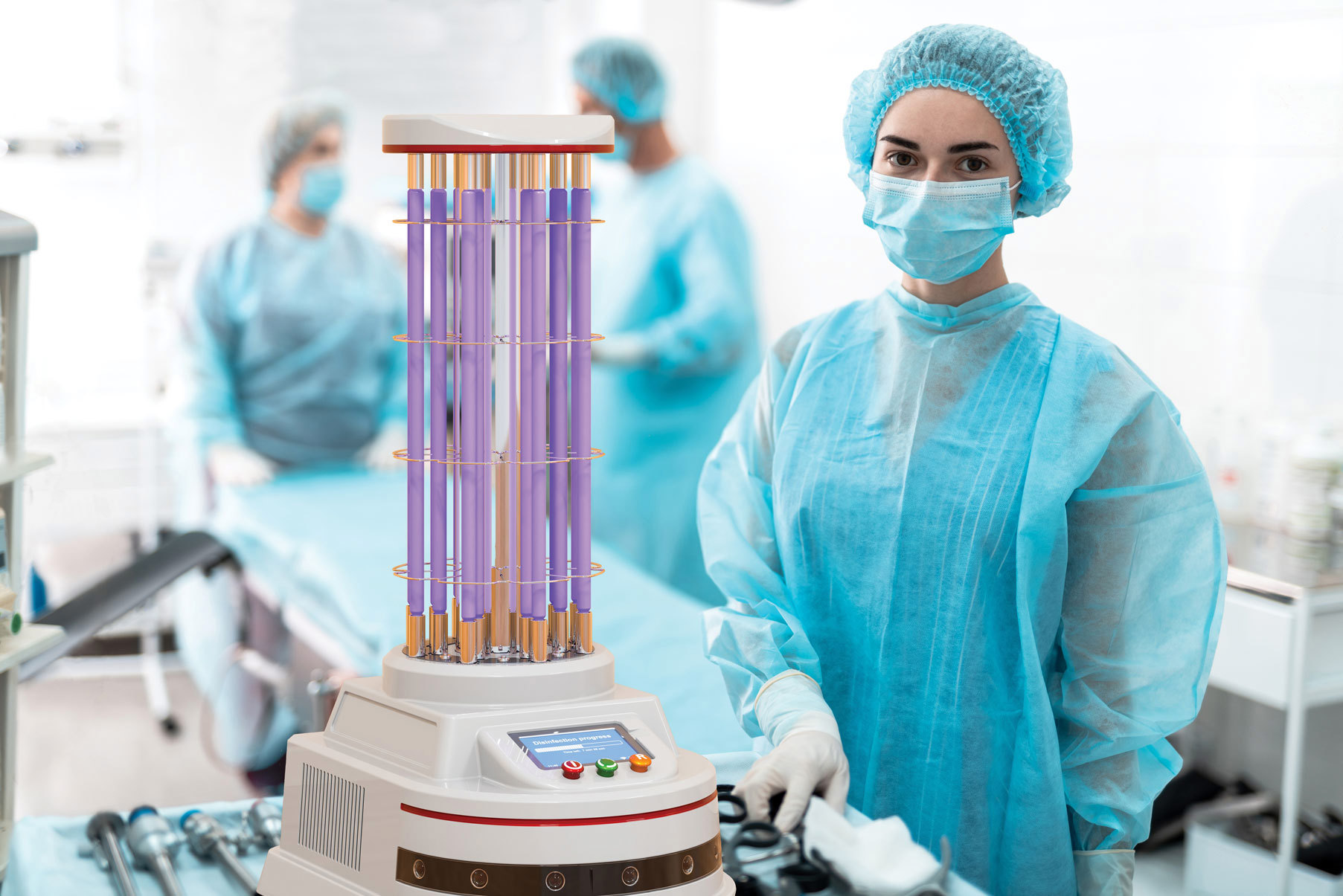 Les lasers UV sont très utiles dans un large éventail d'applications, notamment les systèmes biomédicales basés sur la microscopie à fluorescence et la désinfection des surfaces pour éliminer les agents pathogènes potentiels.