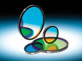 Filtres Passe-Bande Fluorescents TECHSPEC&reg; sont parfaitement appropriés aux fluorophores les plus utilisés